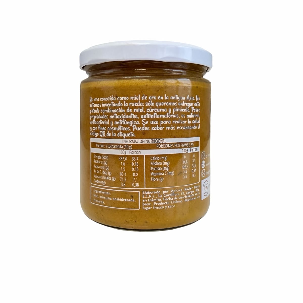 CURCUMEL MIEL CON CURCUMA Y PIMIENTA EL RUSC 550 G2