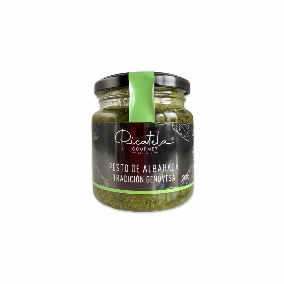 PESTO DE ALBAHACA PICATELA 200 G1