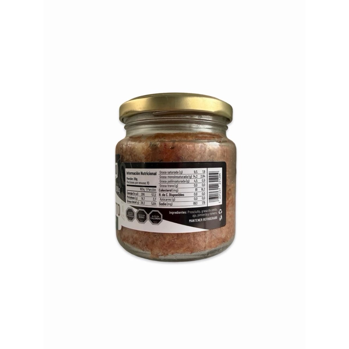 PASTA DE PROSCIUTTO UNTABLE L'EMILIANO 200 G2