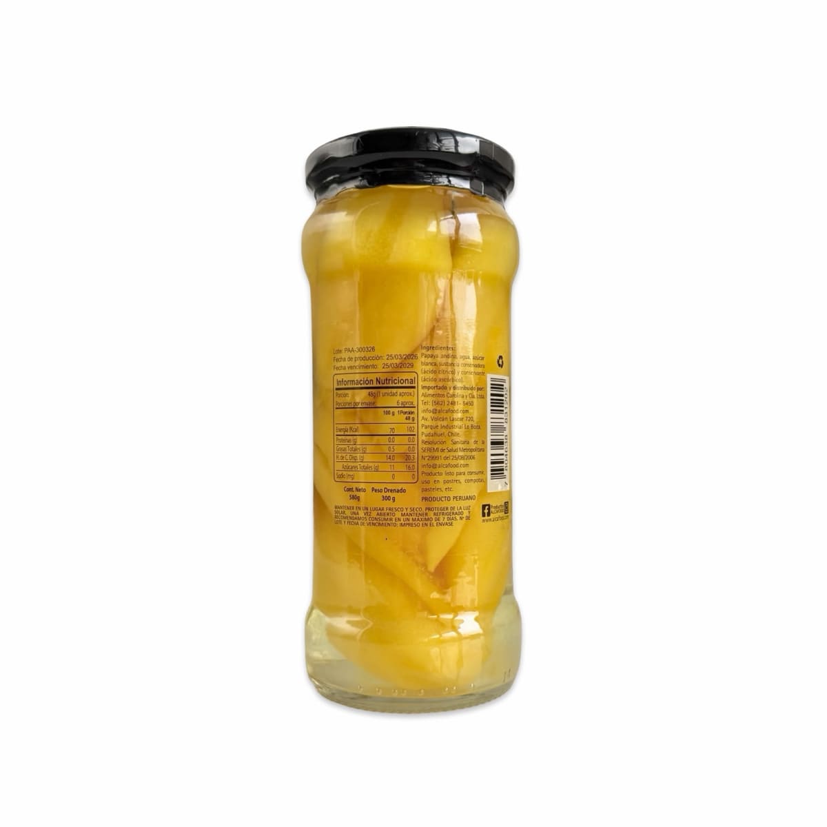 PAPAYAS AL ALMIBAR GIADA 500 G.2