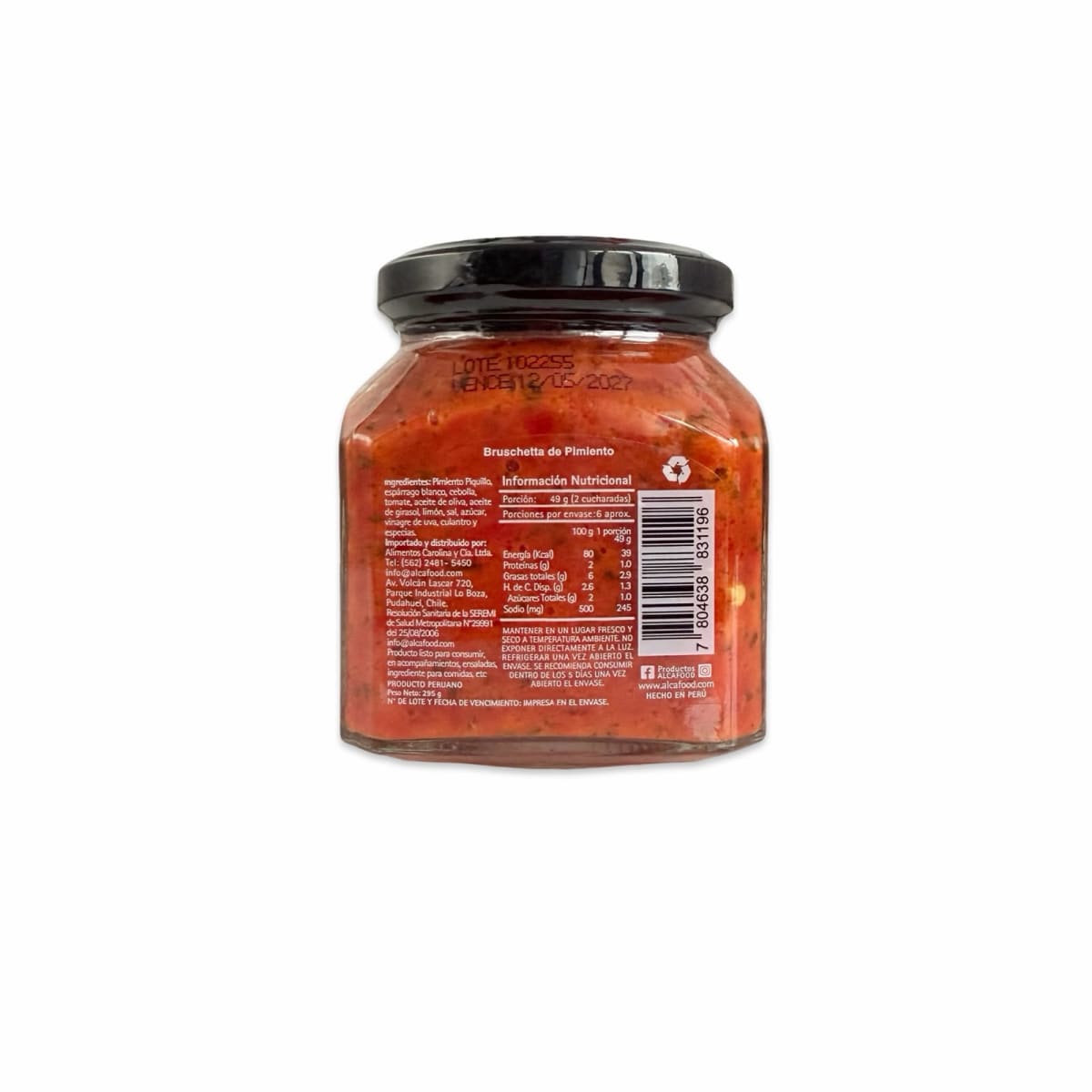 BRUSCHETTA DE PIMIENTOS GIADA 295 GR2