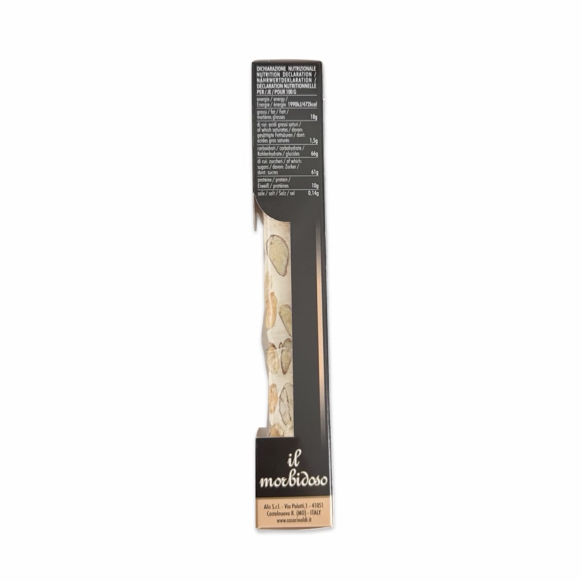 TURRON ITALIANO TRADICIONAL CON ALMENDRA CASA RINALDI 100 G2