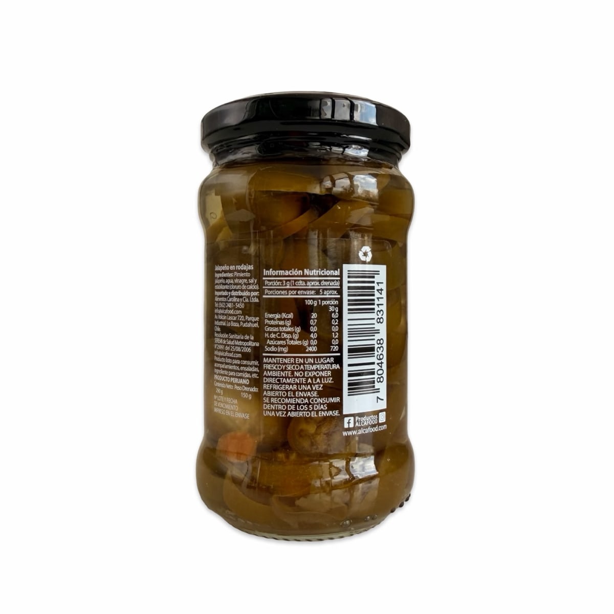 JALAPEÑOS EN RODAJAS GIADA 290 G2