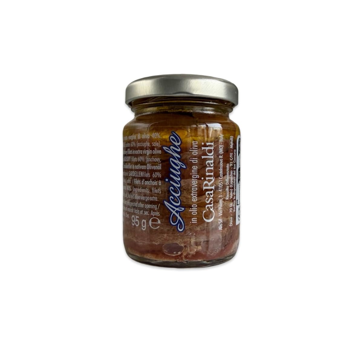 ANCHOAS EN ACEITE DE OLIVA EXTRA VIRGEN CASA RINALDI 95 G1