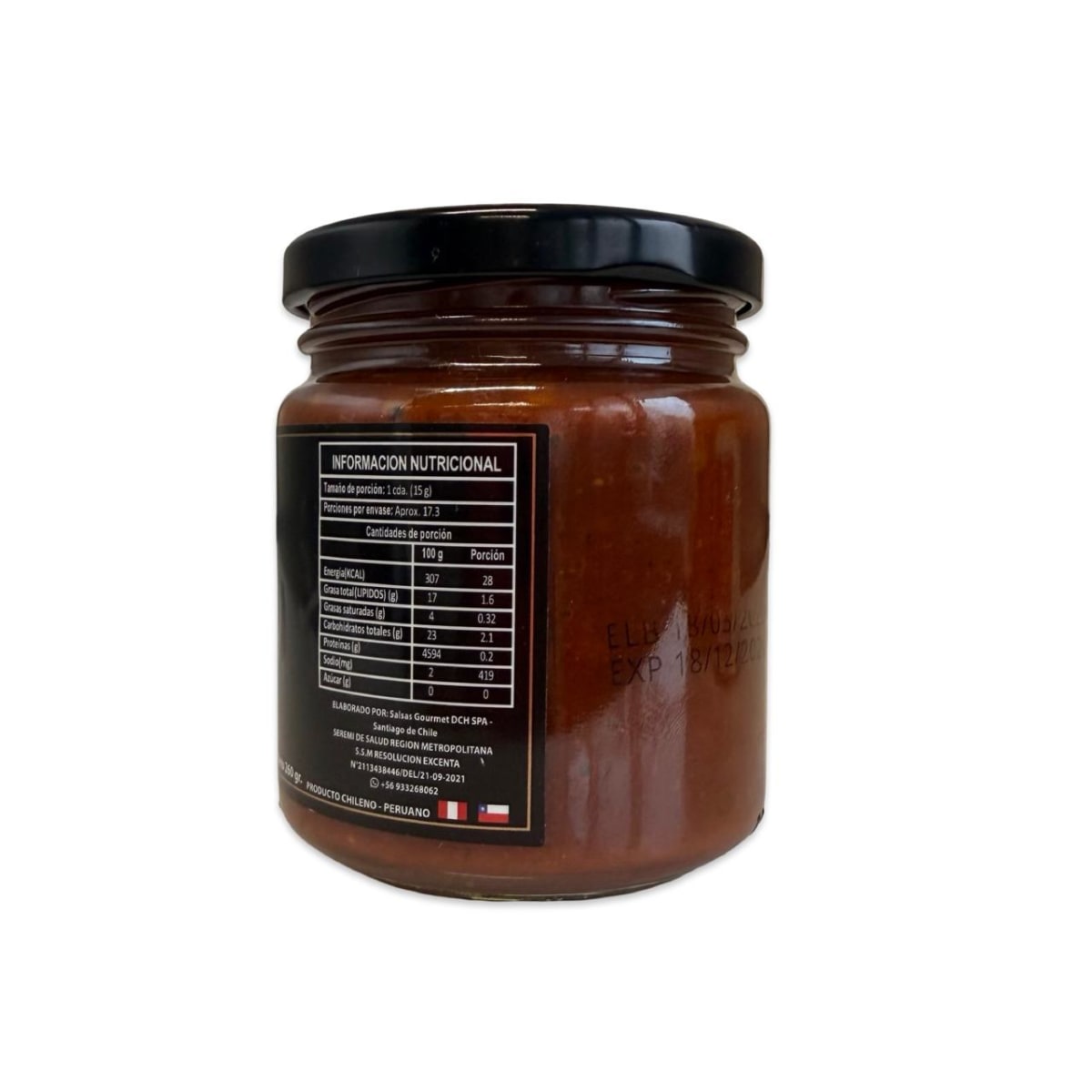 SALSA ANTICUCHERA AHUMADA BRASA LIMA 260 G2