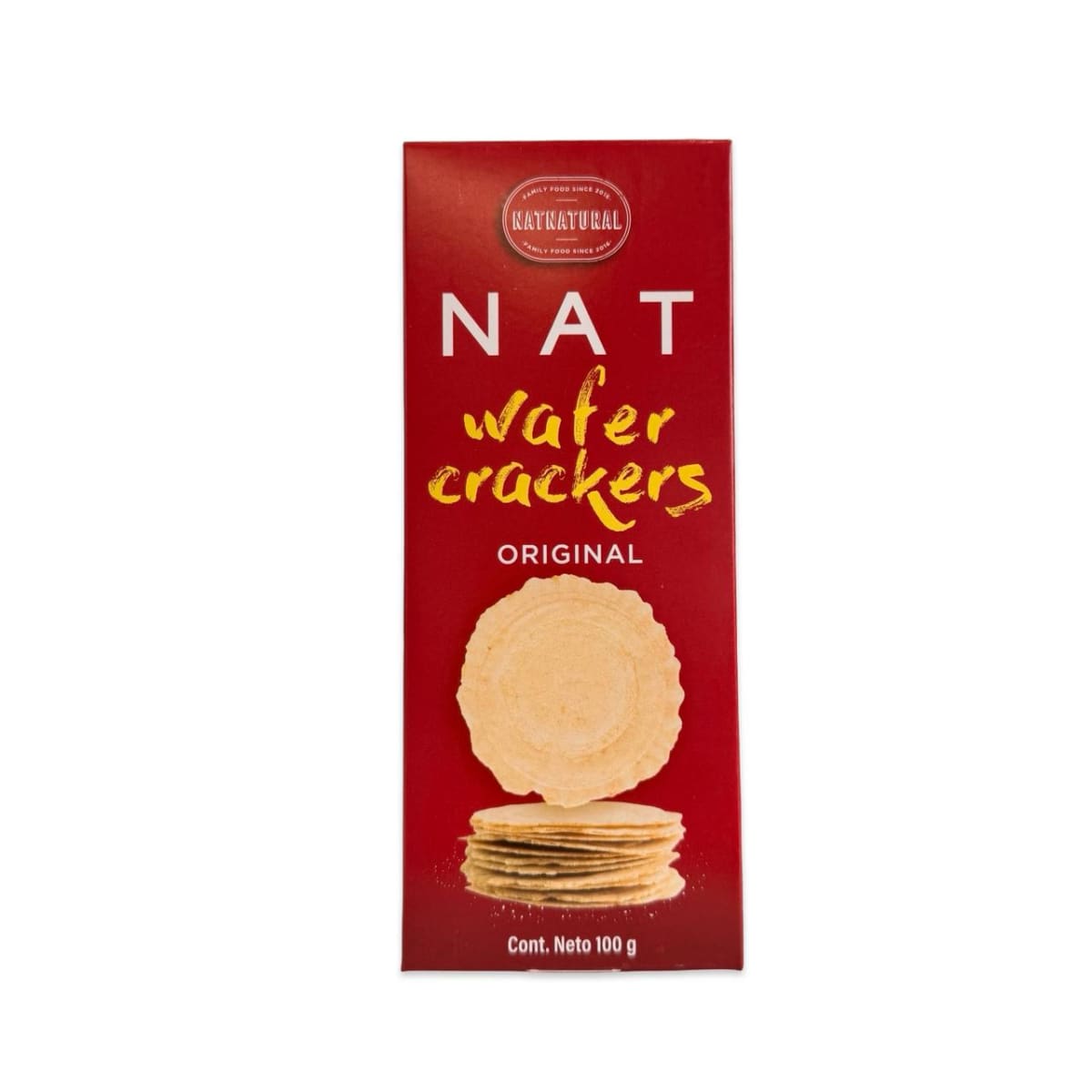 NAT WAFER CRAKERS ORIGINAL 100 G1