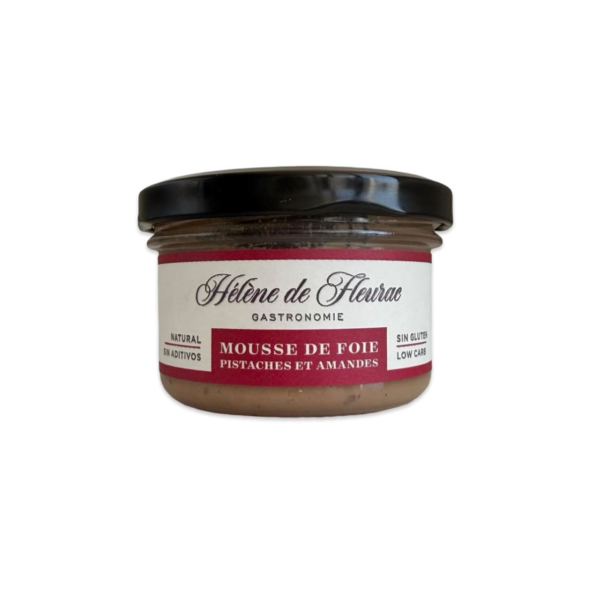 MOUSSE DE FOIE CON PISTACHOS Y ALMENDRAS HELENE DE FLEURAC 90 G1