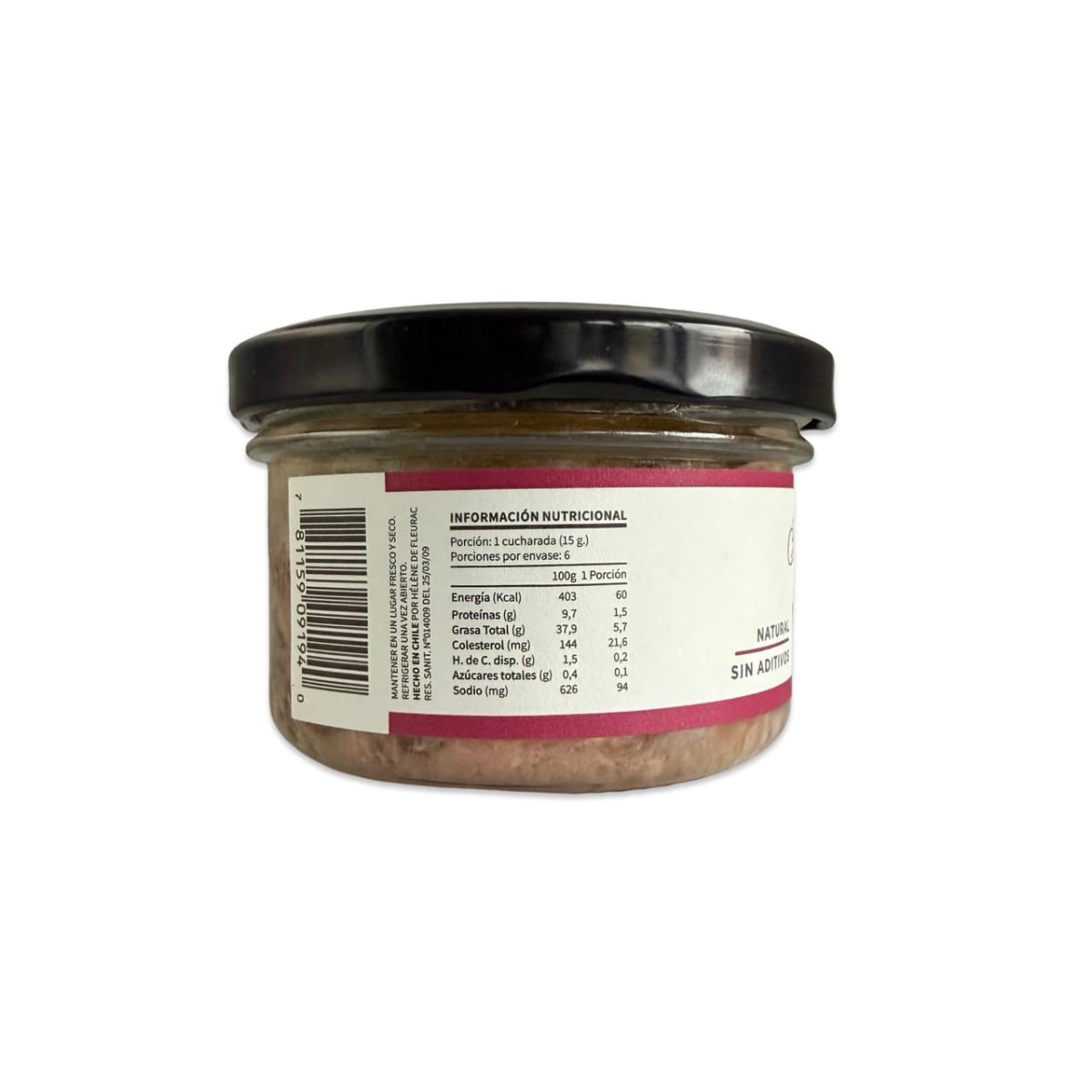 PATE DE CAMPAGNE NATURAL HELENE DE FLEURAC 90 G2