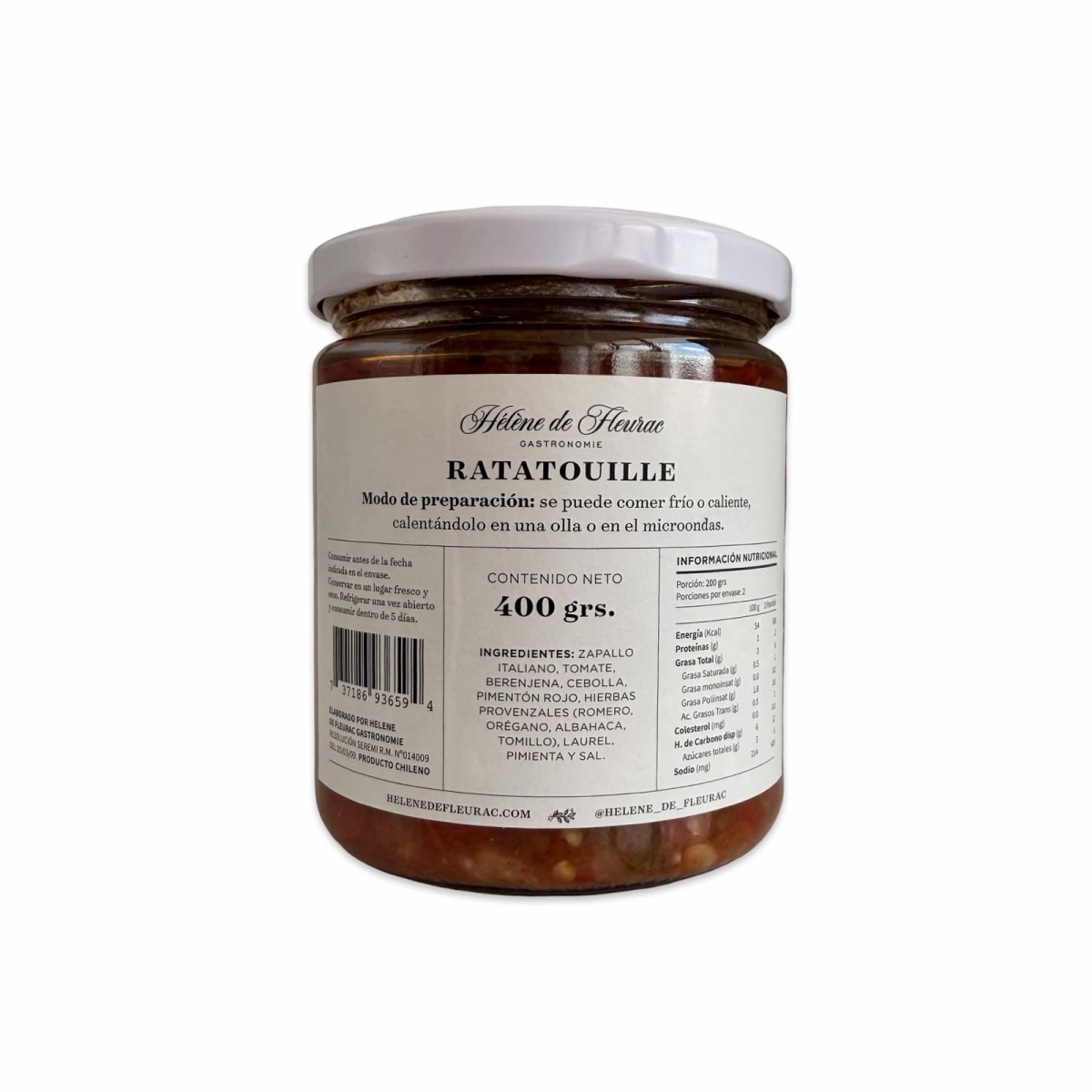 RATATOUILLE HELENE DE FLEURAC 400 G2