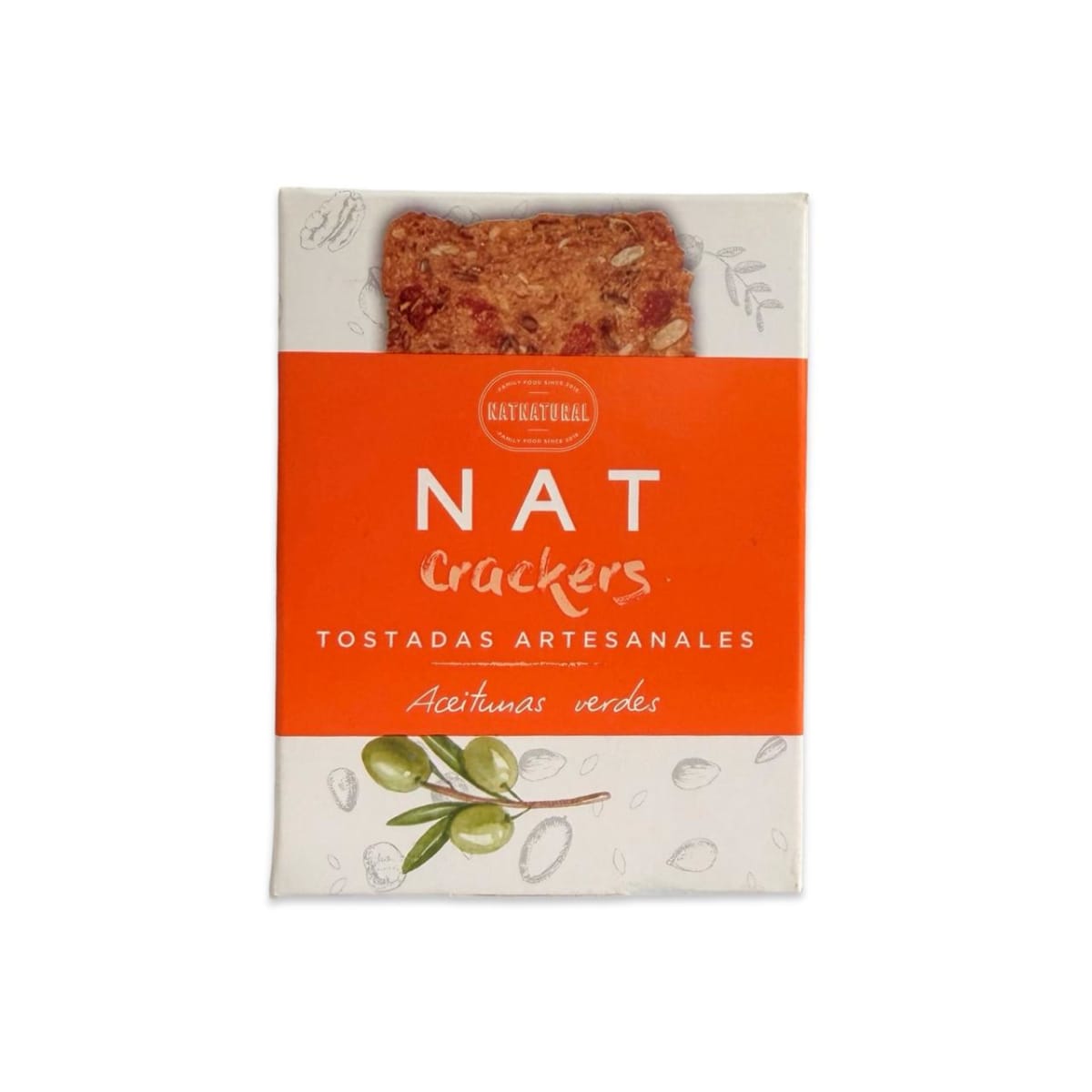 GALLETAS NAT CRACKERS ACEITUNAS VERDES 80 G1