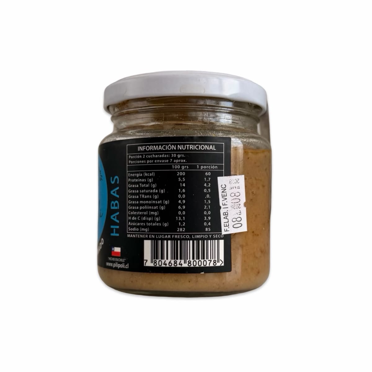 HUMMUS DE HABAS CON MERKEN AHUMADO PILI POLI 220 G2