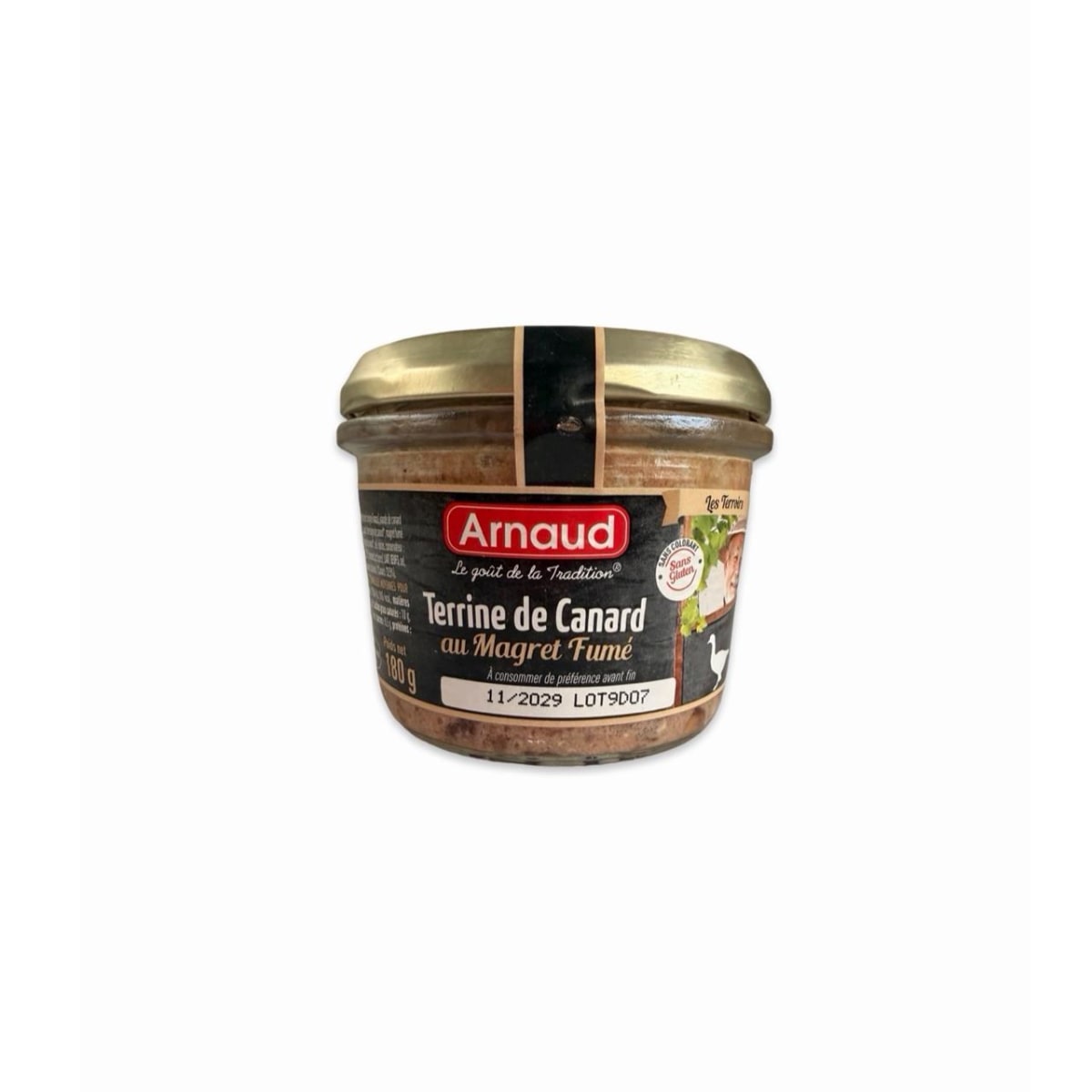 TERRINE DE CANARD ARNAUD 180 G1