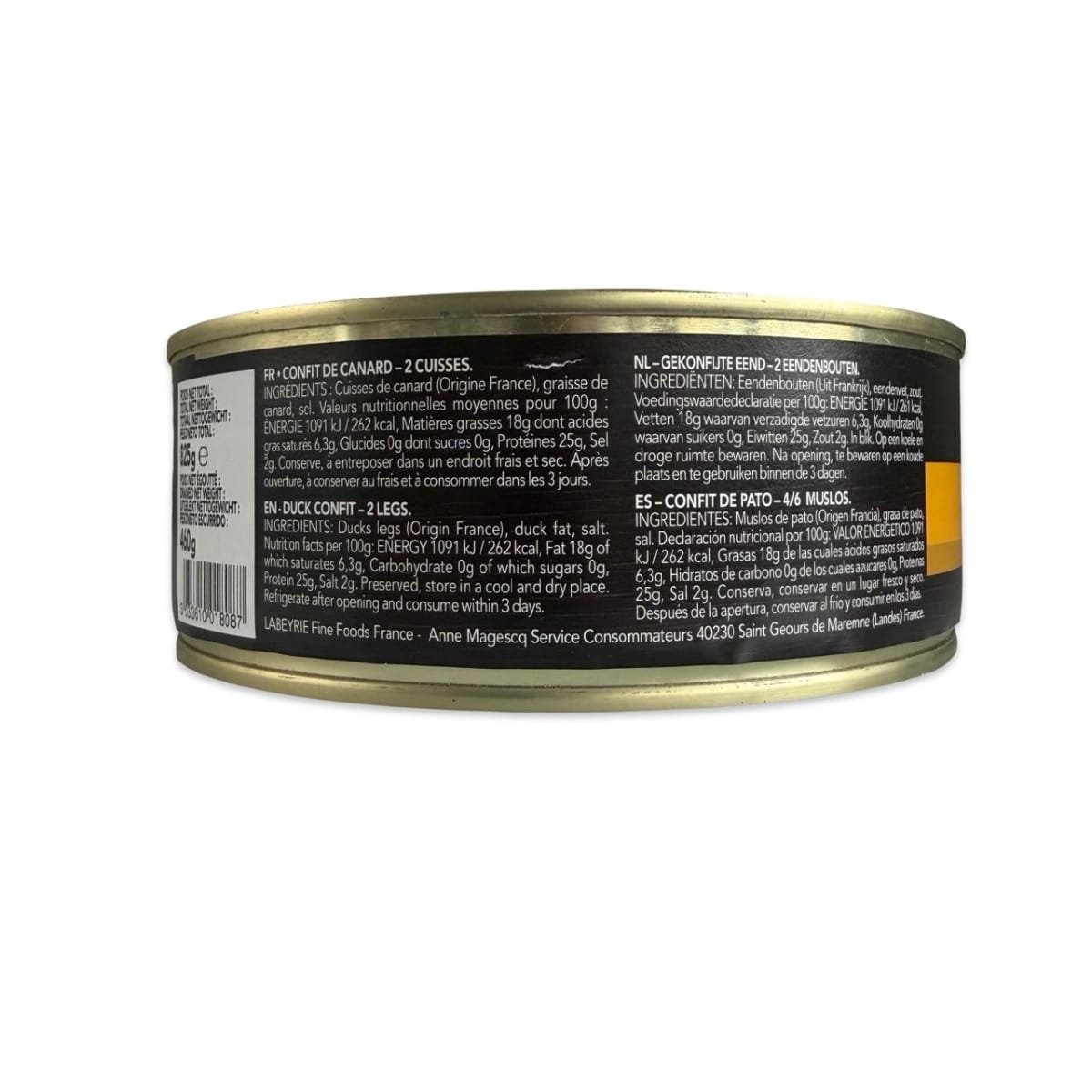 CONFIT DE PATO LABEYRIE 2 MUSLOS 460 G2