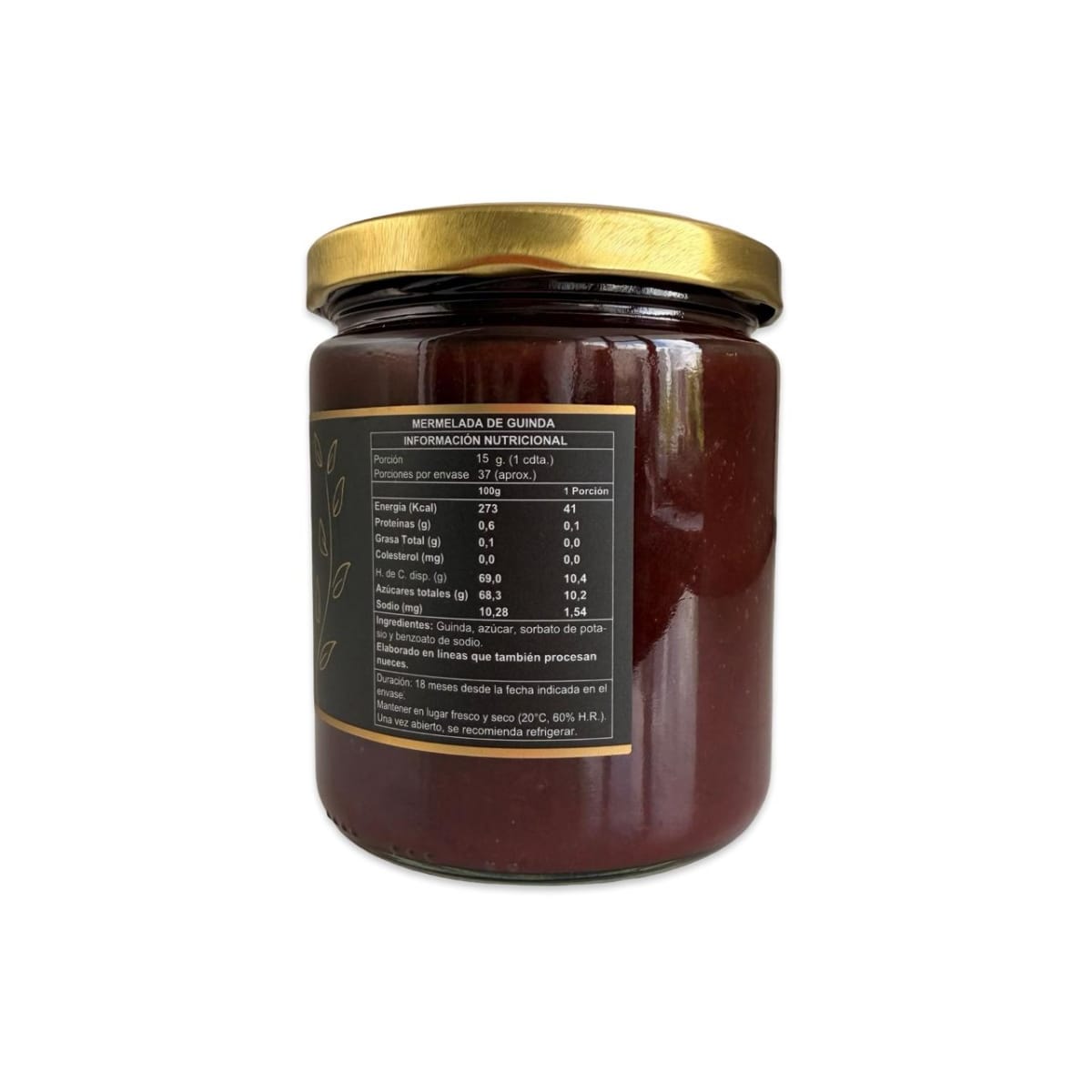 MERMELADA DE GUINDA DULCE TIERRA 550 G2
