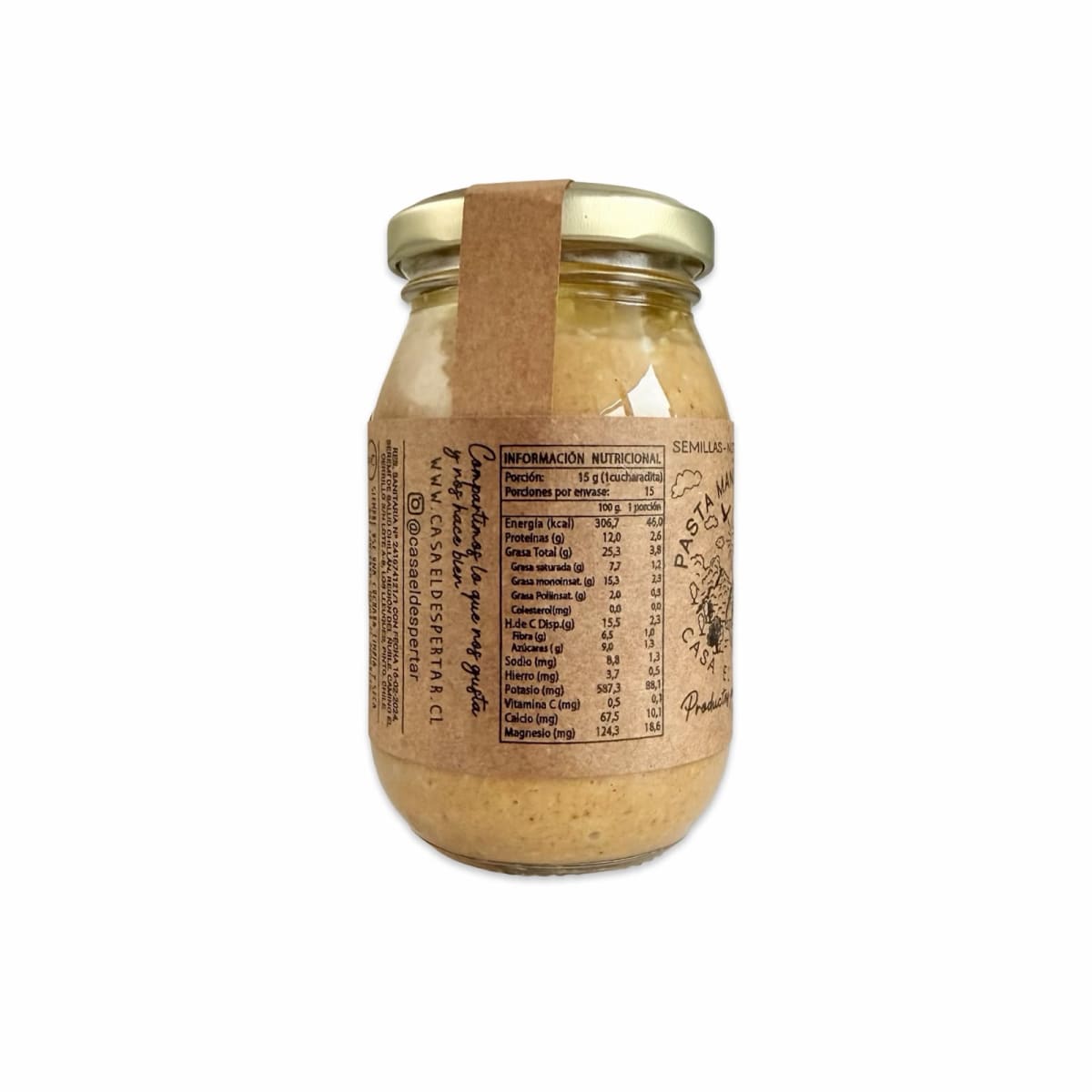 PASTA MANI COCO PANELA CASA EL DESPERTAR 230 GR2