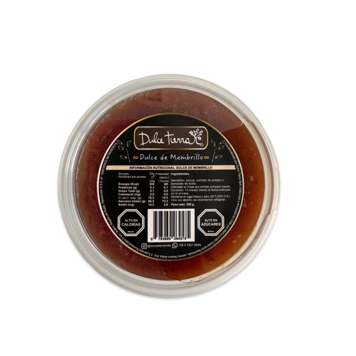 DULCE DE MEMBRILLO DULCE TIERRA 550 G1