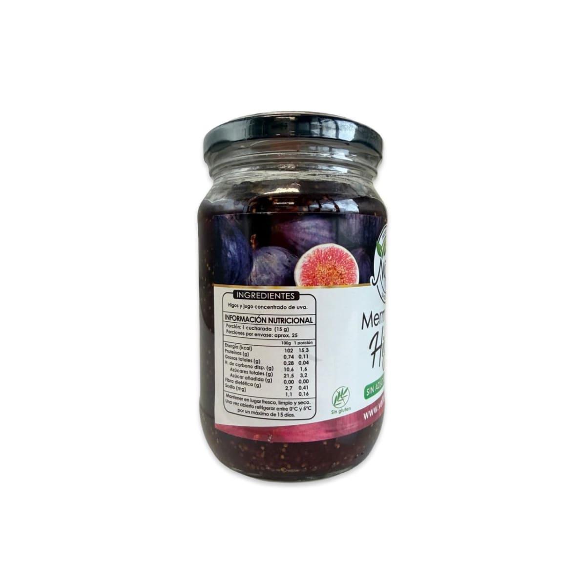 MERMELADA DE HIGOS SIN AZUCAR NATURA 370 G2