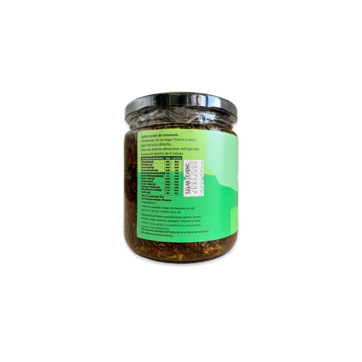 CHIMICHURRI PICANTE MEDIO DR. CHIMI 500 ML.2