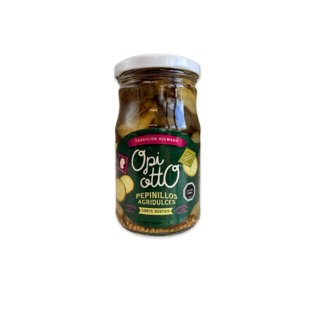 PEPINILLOS AGRIDULCES EN RODAJAS OPI OTTO 305 G.1