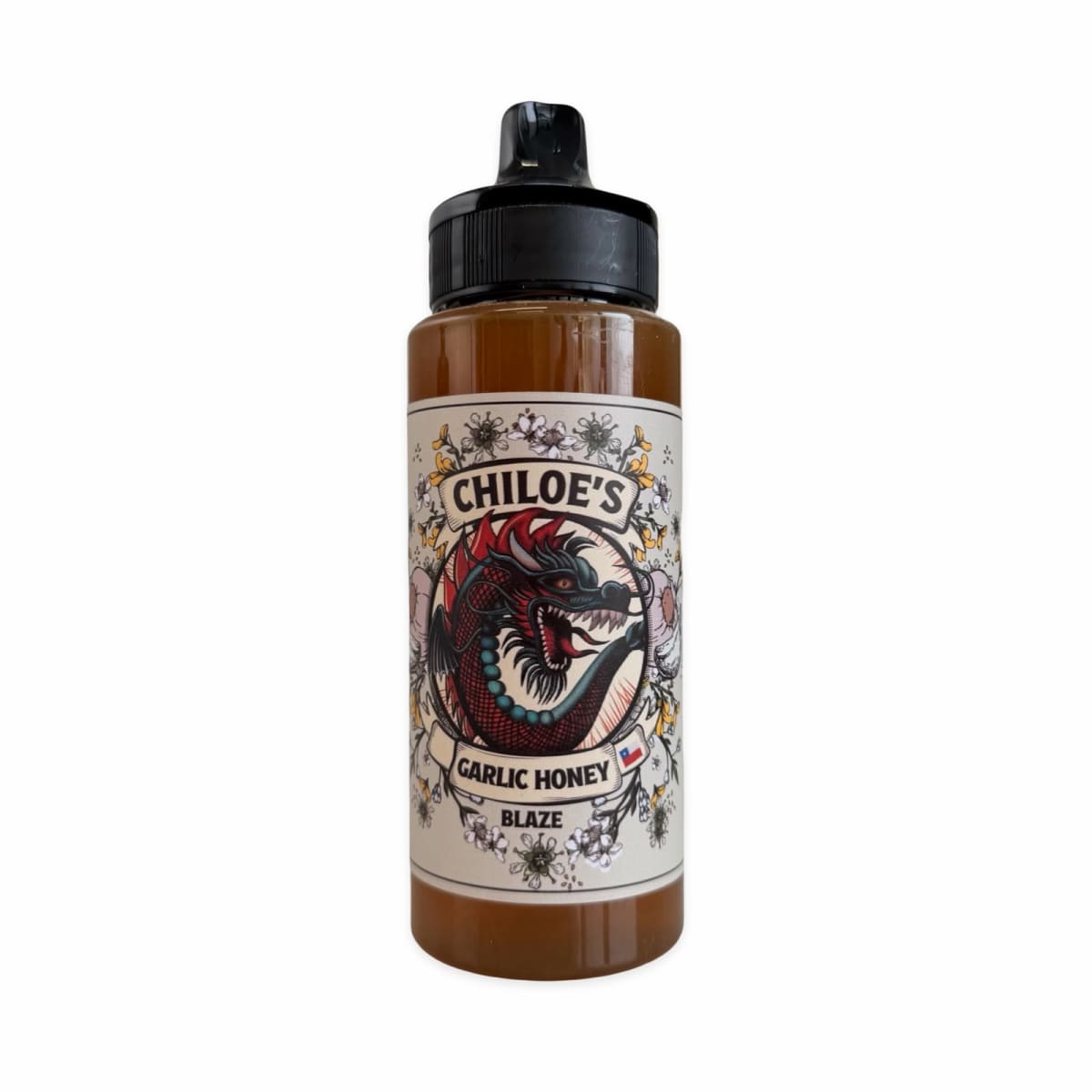 MIEL CHILOE´S HOT HONEY GARLIC 350 G1