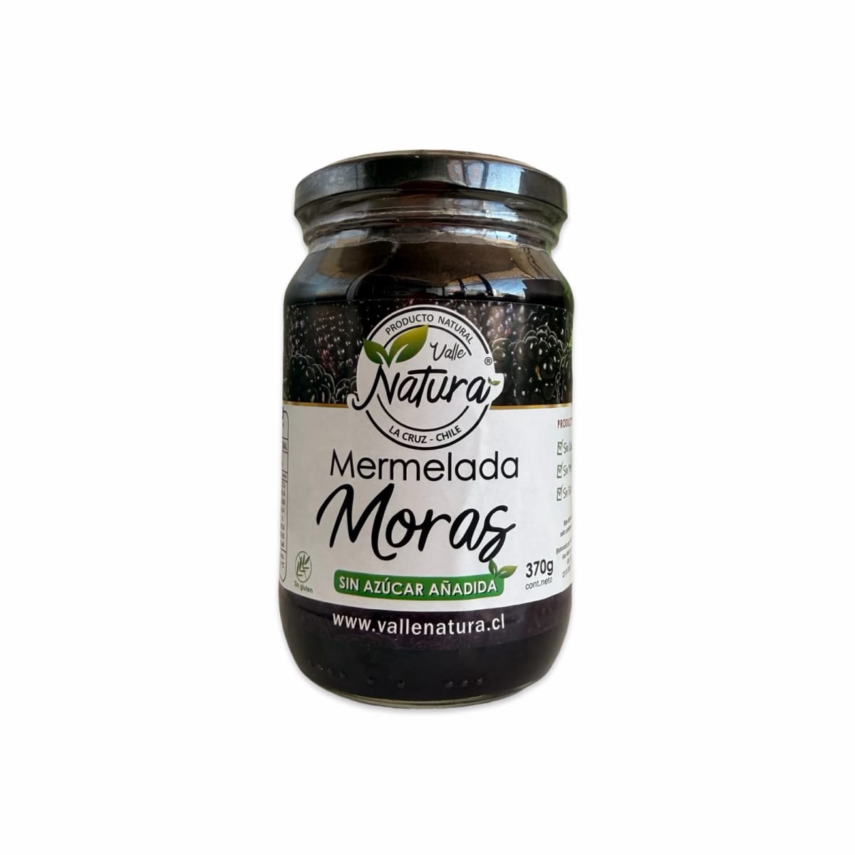 MERMELADA DE MORA VALLE NATURA 370 GR1