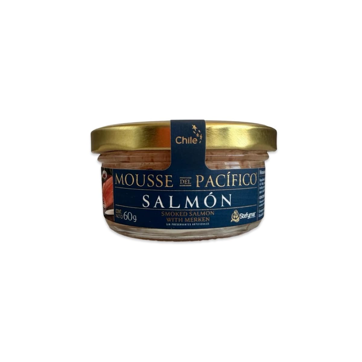 MOUSSE DE SALMON AHUMADO STEFYMAR 60 GR1