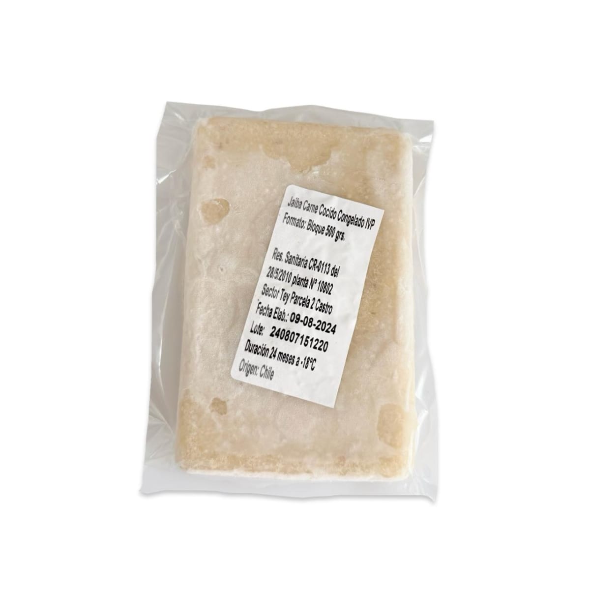 CARNE DE JAIBA MARMOLA COCIDA 500 G.2