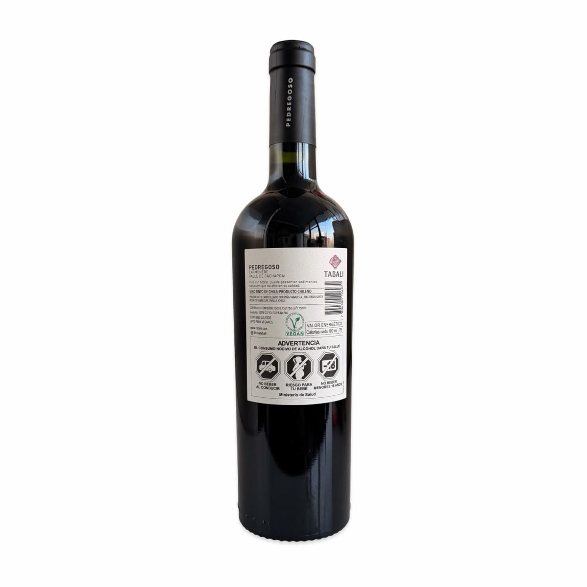 VINO PEDREGOSO TABALI CARMENERE 750 CC2