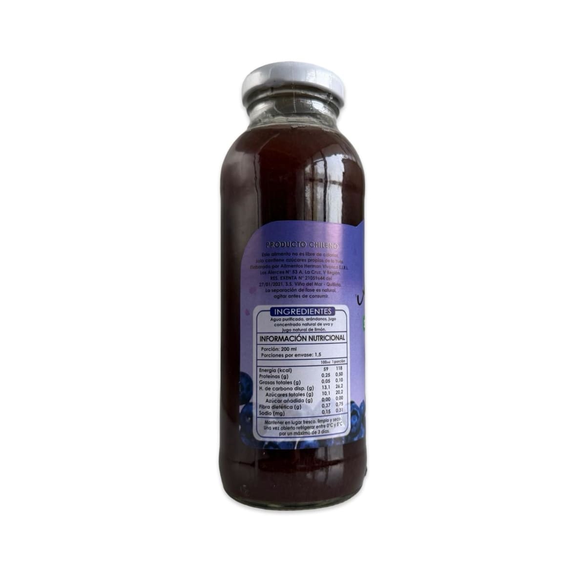 JUGO DE ARANDANOS VALLE NATURA 300 CC2