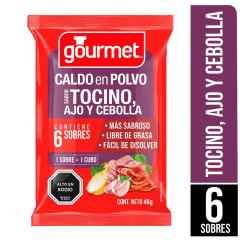 Caldo en Polvo Tocino Ajo y Cebolla 48 gr