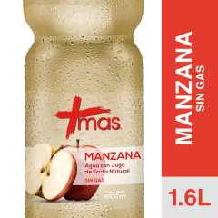 Agua Saborizada Mas Manzana Sin Gas 1.6 L