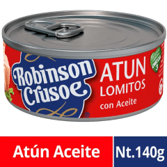 Atún Lomitos en Aceite 140 gr neto