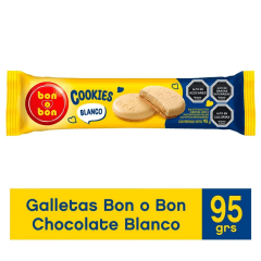 Galletas Bon o Bon Chocolate Blanco 95 gr