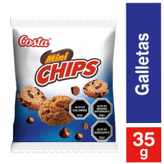 Galleta Costa Mini Choco Chips 35g