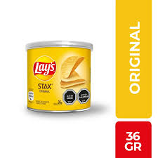 Papas fritas lays original Tarro 36 g