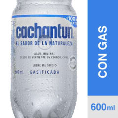 Agua Mineral Cachantun Gasificada 600 ml