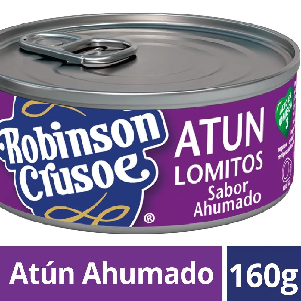 Atún lomito Robinson Crusoe ahumado 160 g1