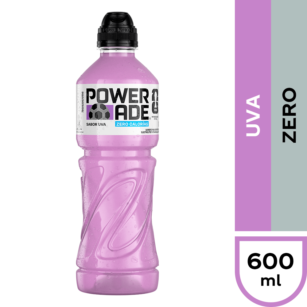 Powerade Uva Zero Calorías 600 ml1