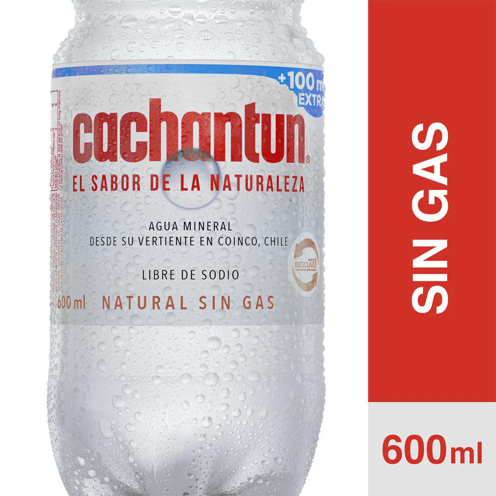 Agua Mineral Cachantun Sin Gasificar 600 ml1