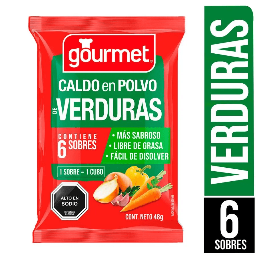 Caldo en Polvo Sabor Verduras 48 gr1