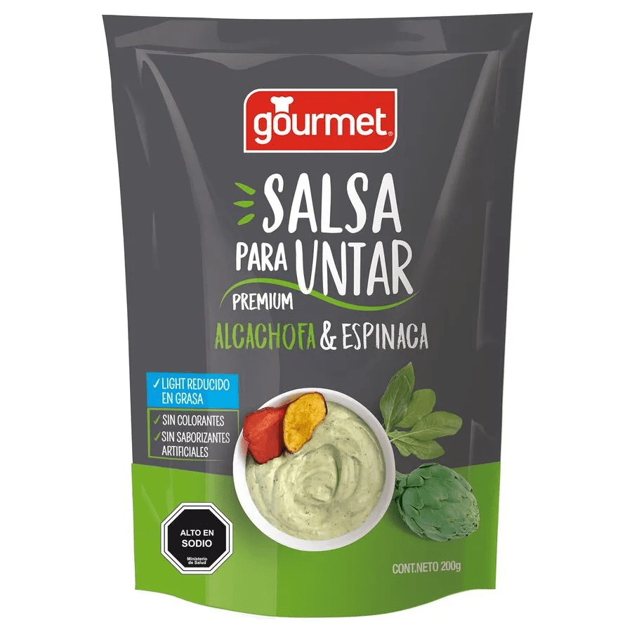 Salsa para Untar Alcachofa Espinaca 200 gr2