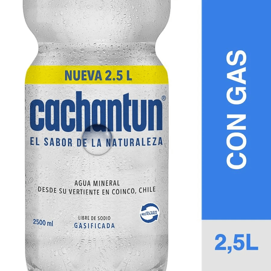 Agua Mineral Cachantun Gasificada 2.5 L1