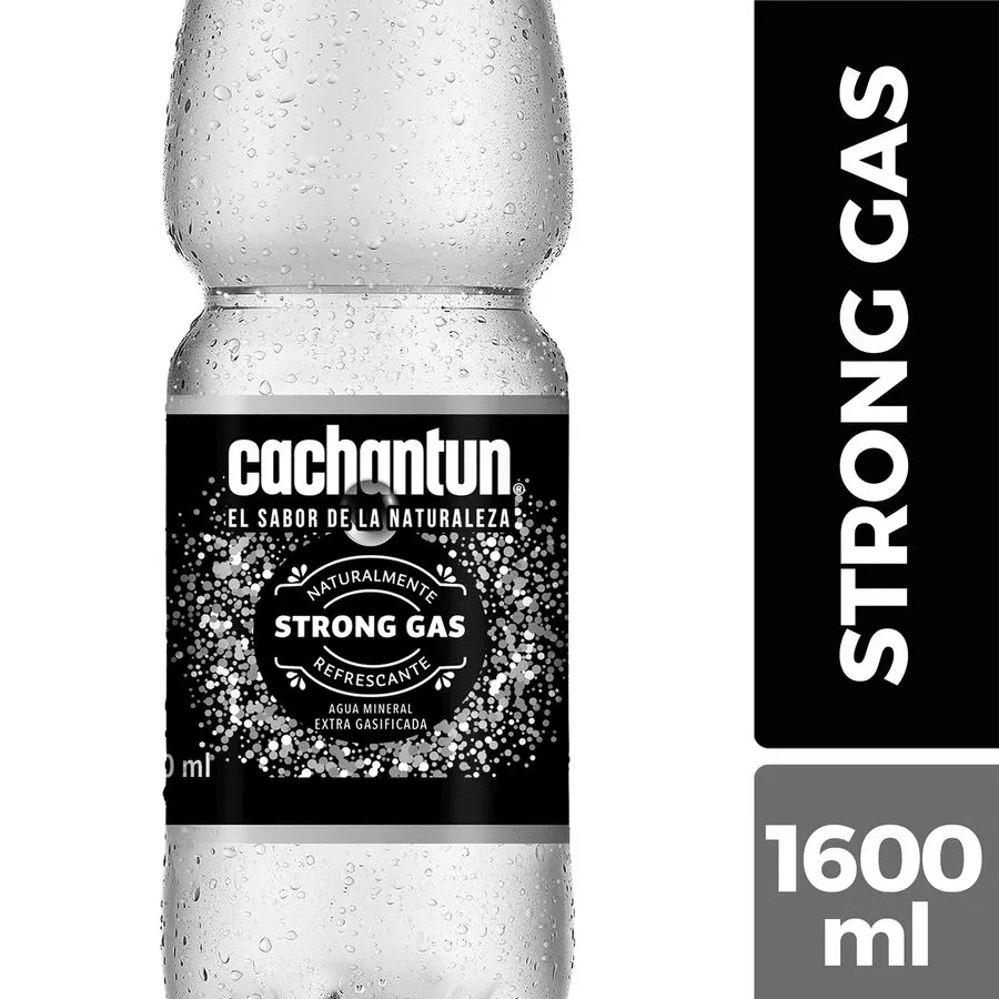 Agua Mineral Cachantun Strong con Gas 1.6 L1