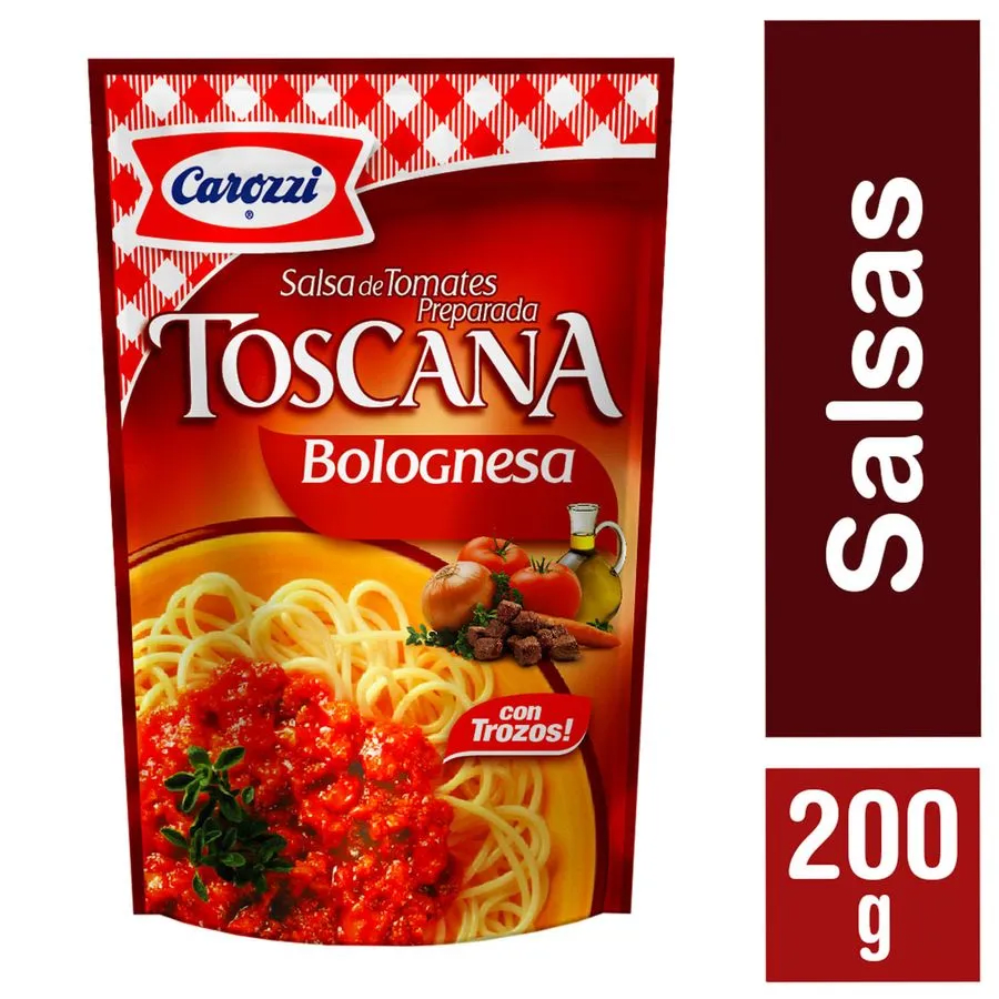 Salsa de Tomate Carozzi Toscana Boloñesa 200 g1