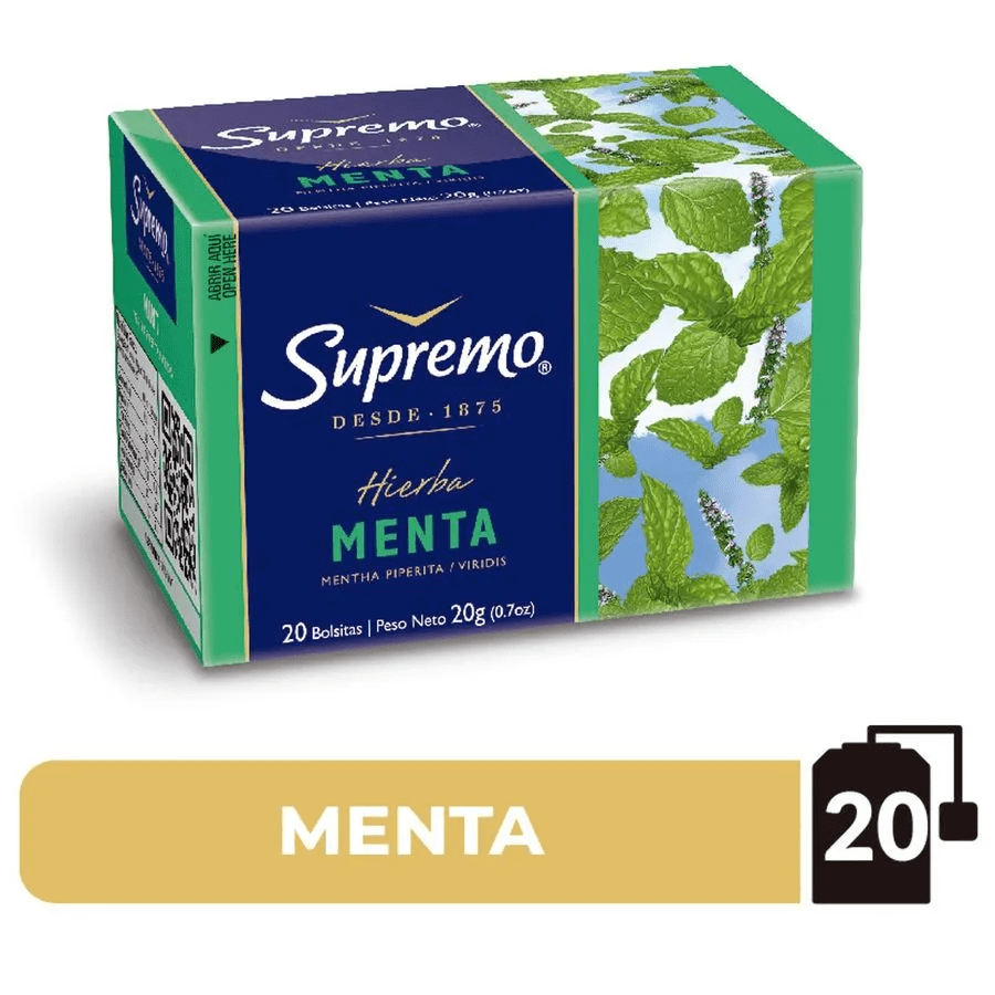 Hierba Menta Supremo 20 g 20 un1