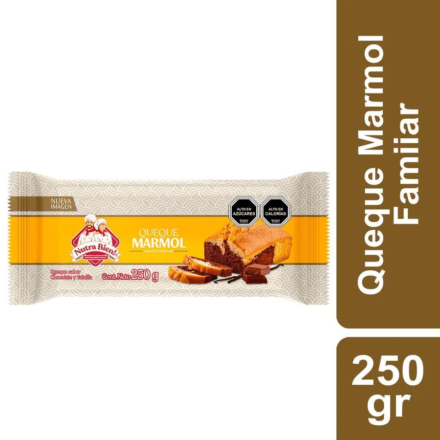 Queque Nutra Bien Premium Mármol Familiar 250 g1