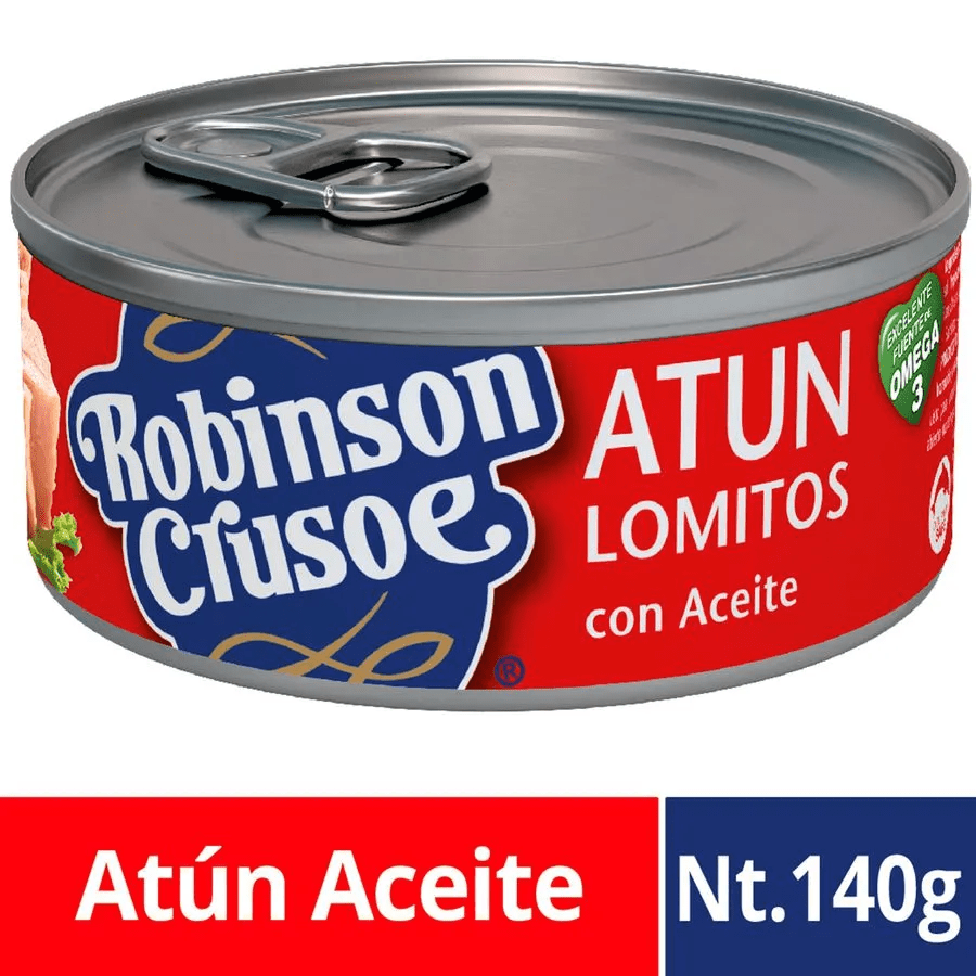 Atún Lomitos en Aceite 140 gr neto1