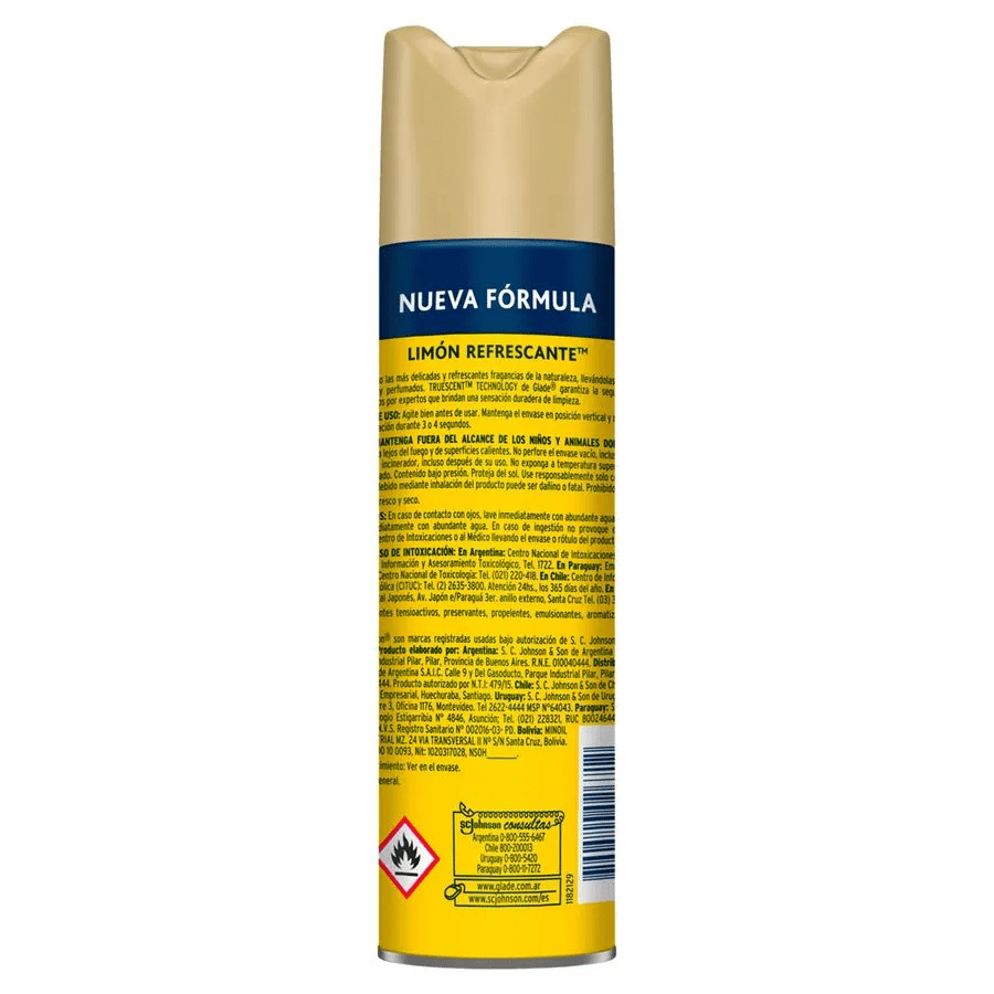 Desodorante Ambiental Glade Limón Refrescante 255 ml3