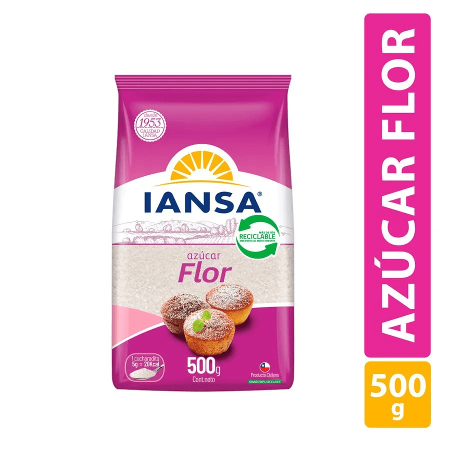 Azúcar Flor Iansa 500 g1