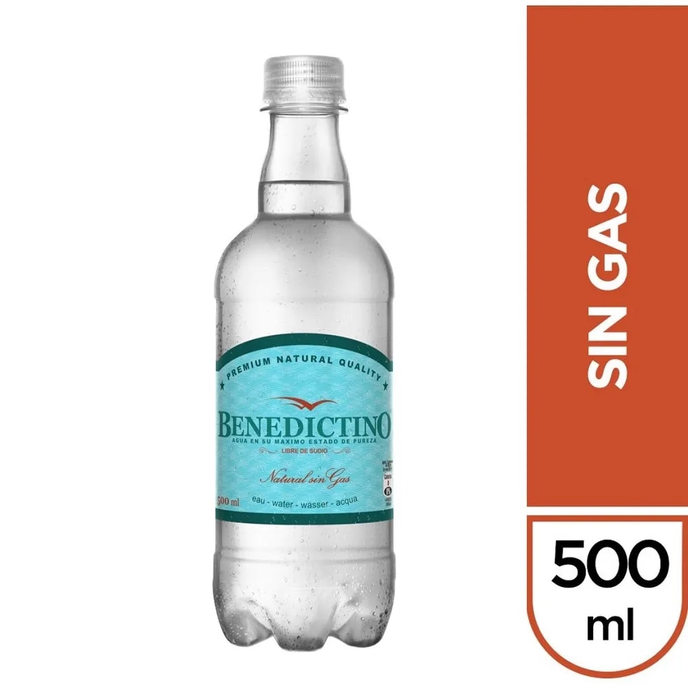 Agua Mineral Benedictino Sin Gas 500 ml1
